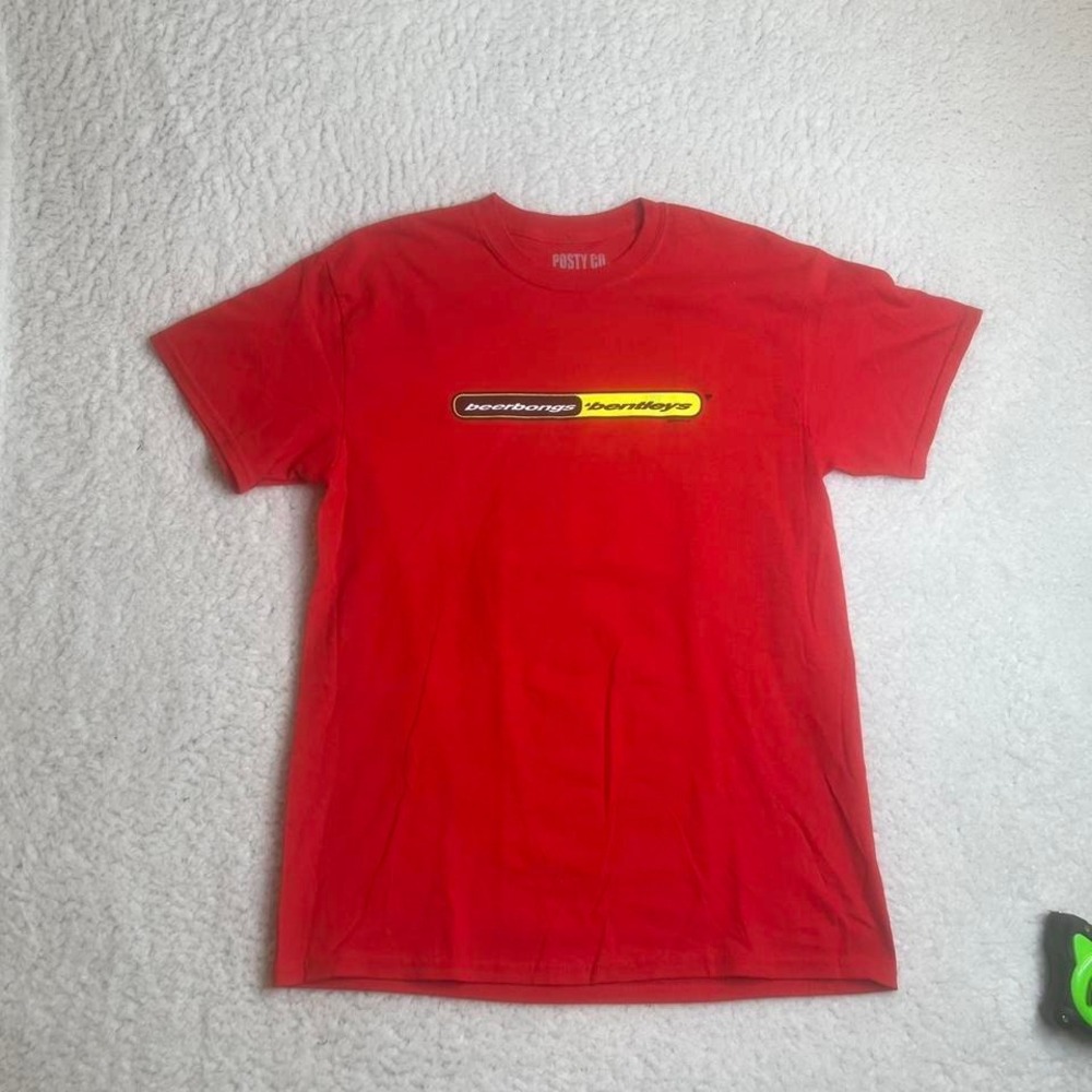 Post Malone X Nubian Japan Pop-Up Exclusive Red T-Shirt Size M LIMITED EDITION M